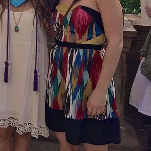 Urban Outfitters silence + noise strapless dress